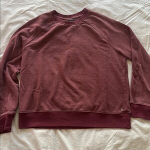 Prana cozy up sweatshirt women’s large maroon